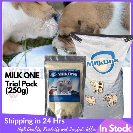 （Hot sale）Imported MILK ONE 250 grams Trial Pack Goat's Milk Replacer for pets puppies puppy cats do