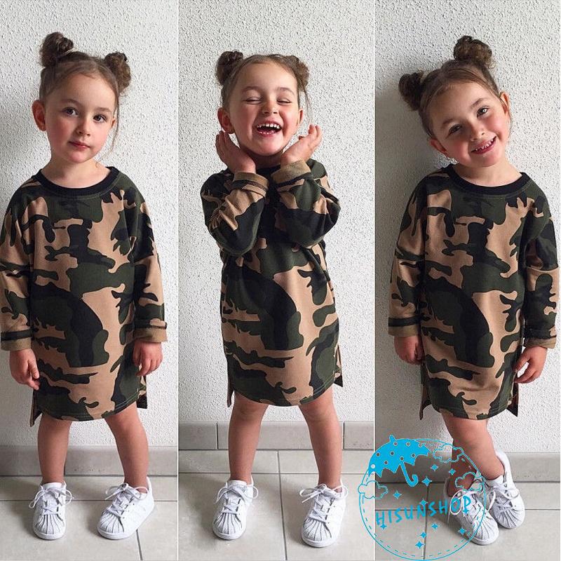 girls camo dress