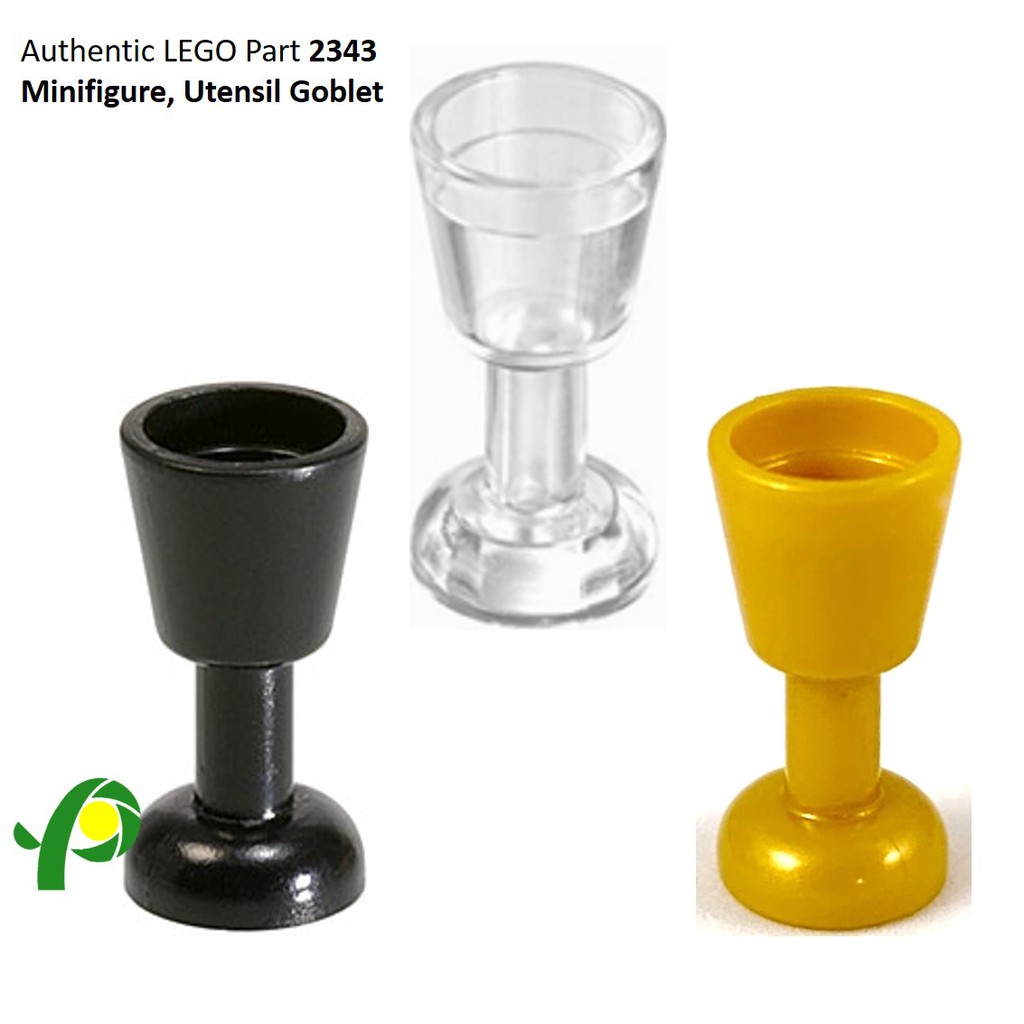 Choose your Colour LEGO Goblets/ Glasses Minifigure Cup Accessory 2343 