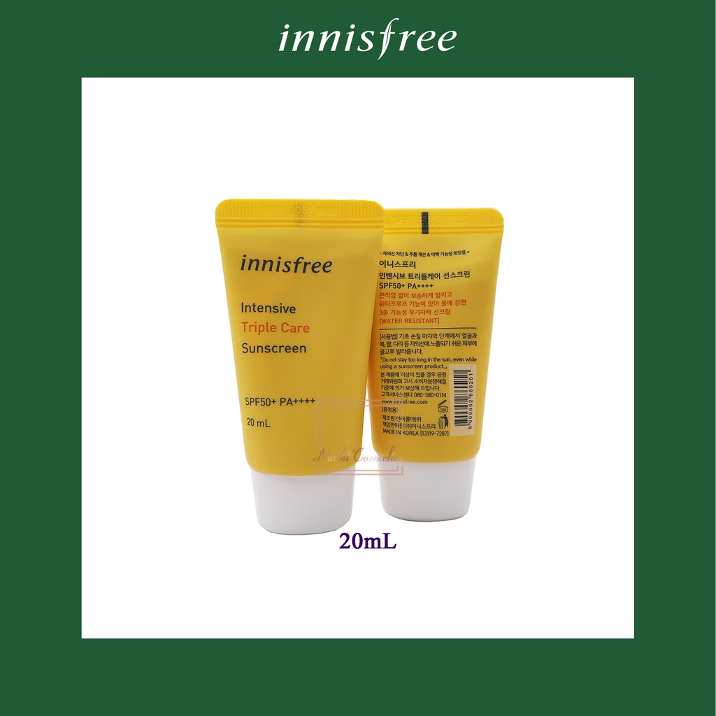 innisfree sunscreen intensive triple care