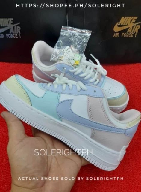nike air force shadow glacier pastel