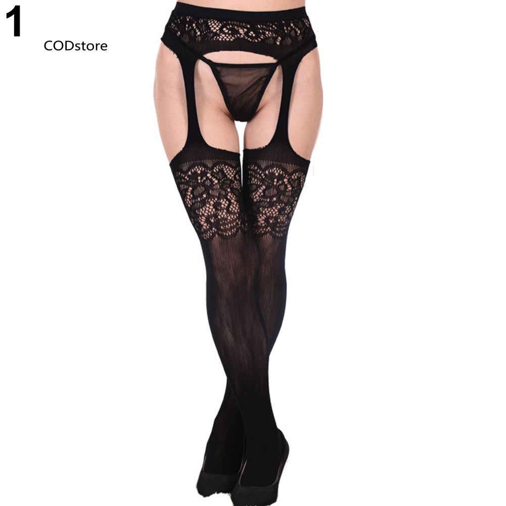 thigh highs and garter belt