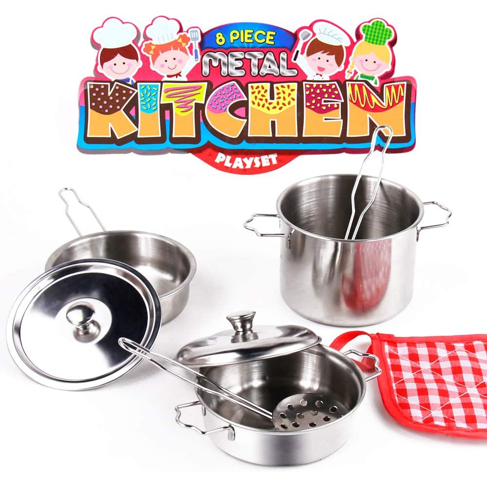 role play kitchen cooking set