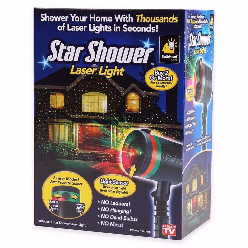 star shower motion lights video