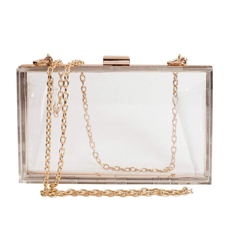 clear acrylic handbag