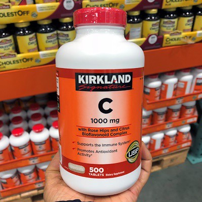 Kirkland Vitamin C 1000mg With Natural Rosehips 500 Tablets Shopee Philippines