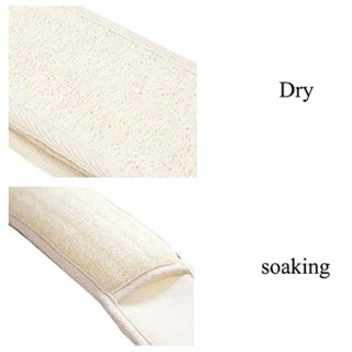 1pcs Exfoliating Natural Loofah Back Strap Bath Shower Body Sponge Scrubber Spa Brush Towel #2