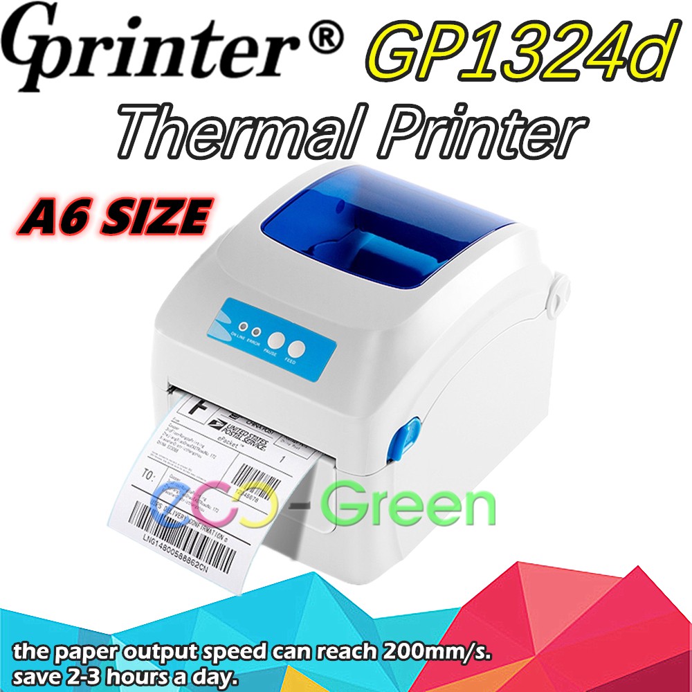 Как подключить термопринтер gprinter gp 1324d