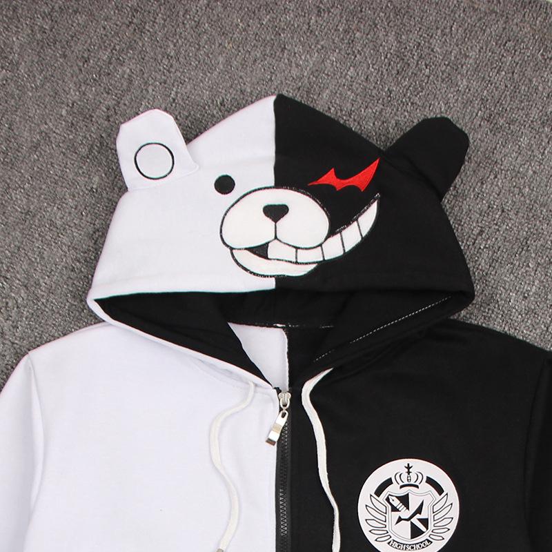 Anime Monokuma Bear Hoodie Cosplay Danganronpa: Trigger Happy Havoc ...