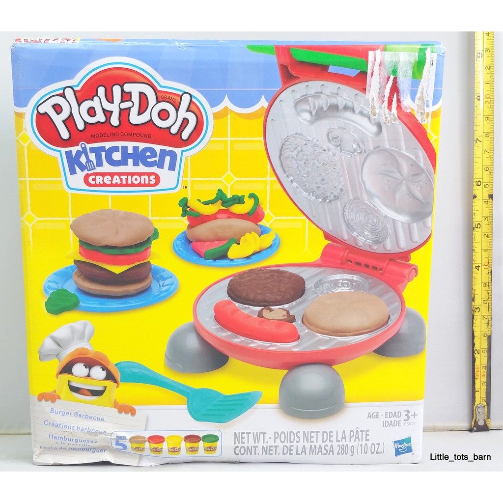 LTB PLAYDOH KITCHEN CREATIONS BURGER BARBECUE BBQ PLAYSET Shopee   C9ccfd21b021cce177e1d76866309800