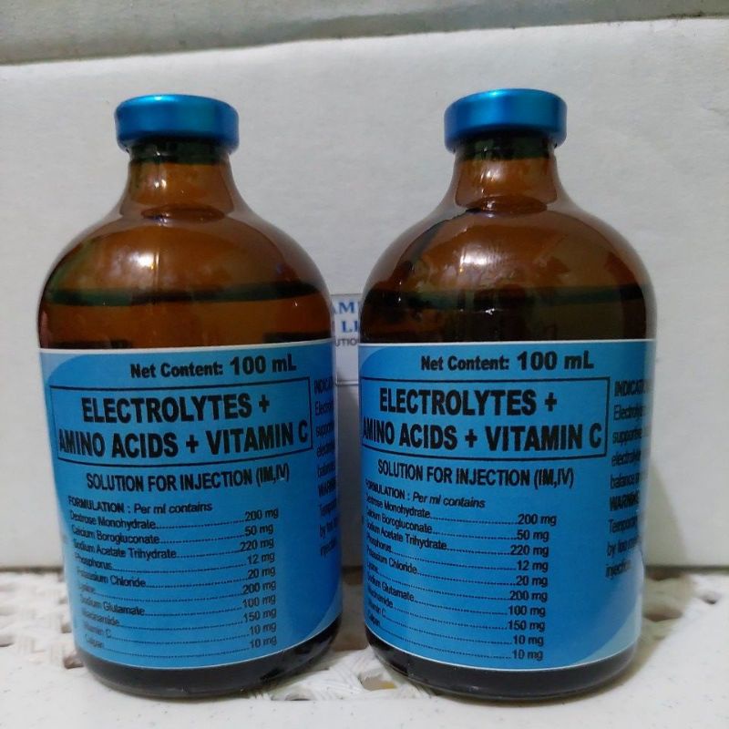 ELECTROLYTES+AMINO ACIDS+VITAMIN C 100ML Shopee Philippines