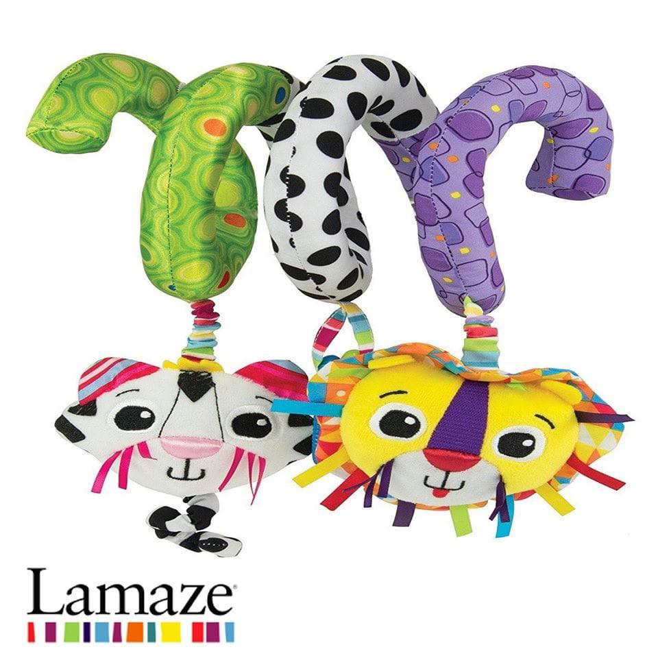 lamaze spiral pram toy