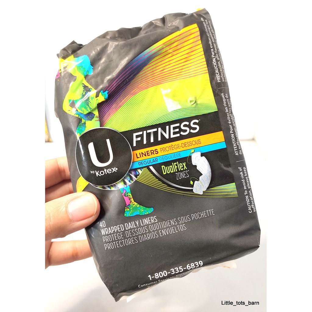 Ltb Kotex U Fitness Dual Flex Sports Regular Panty Liner Napkin Shopee Philippines