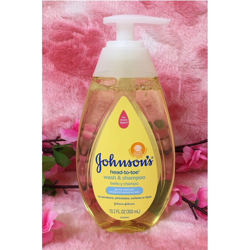johnson's head to toe wash & shampoo