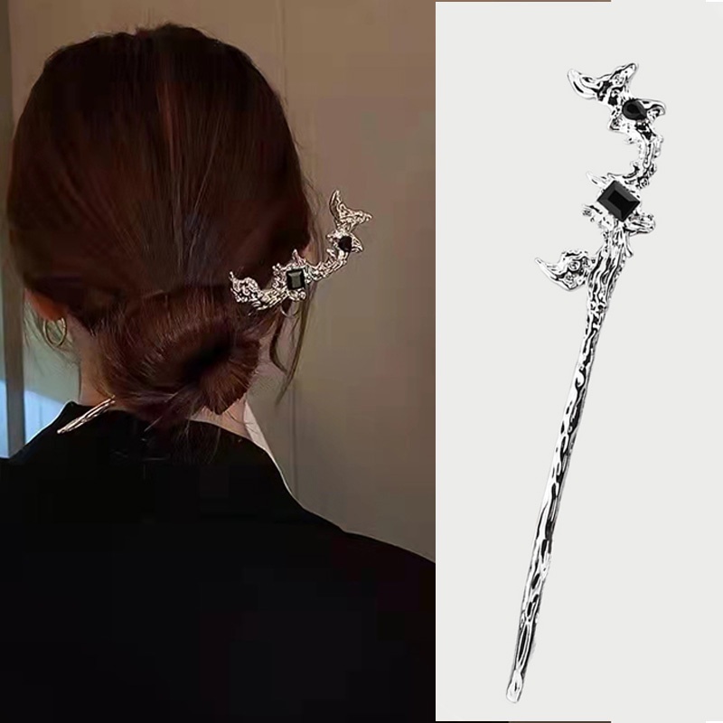 Chinese Popular Metal Butterfly Tassel Hairpin Hair Clip for Women