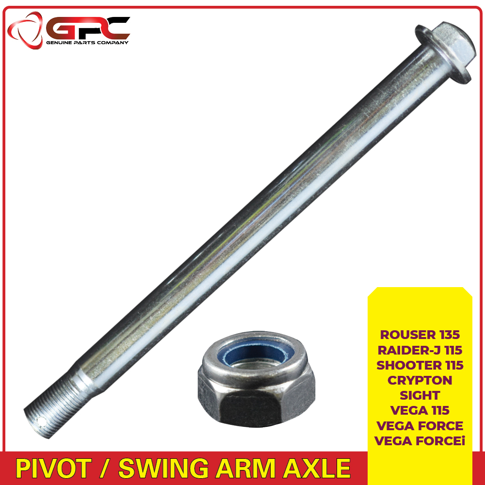 GPC Pivot / Swing Arm Axle for ROUSER 135, RAIDERJ 115, SHOOTER
