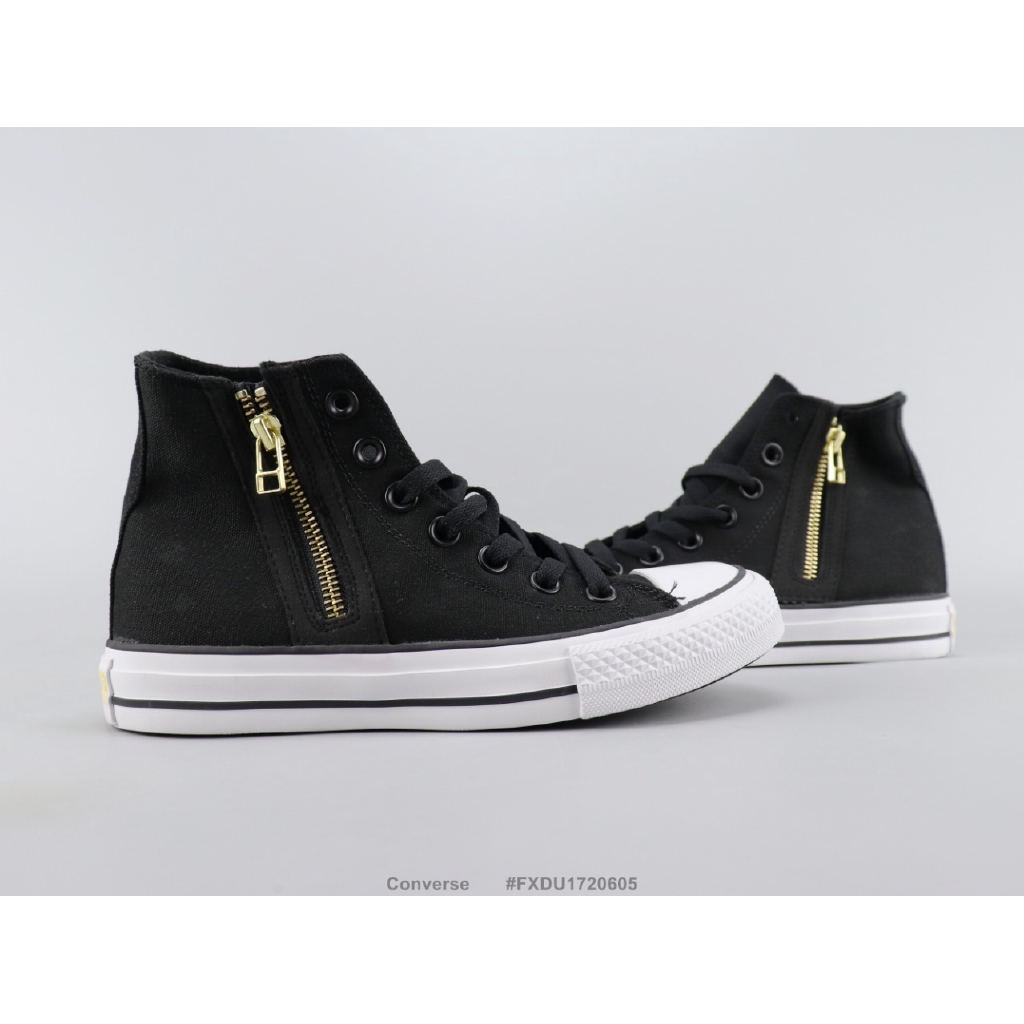 converse with zipper on side