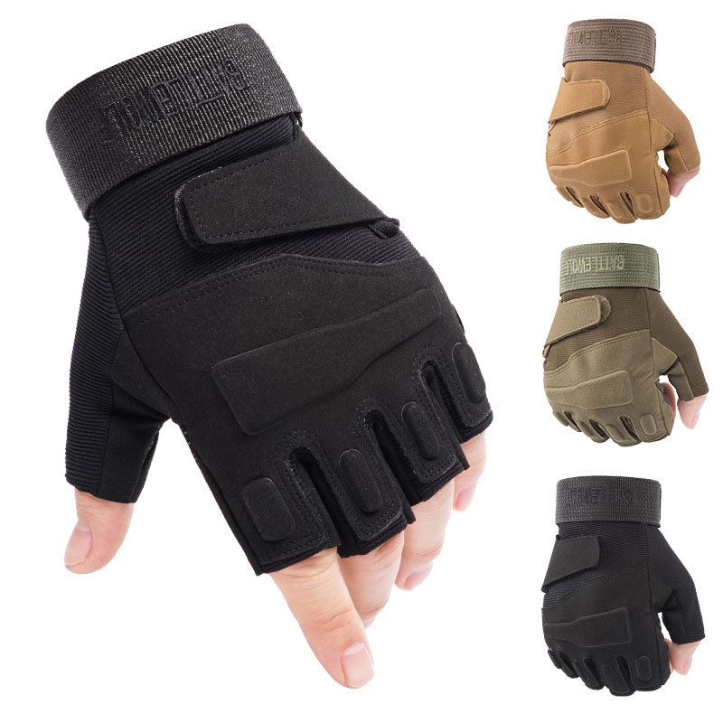 half finger riding gloves