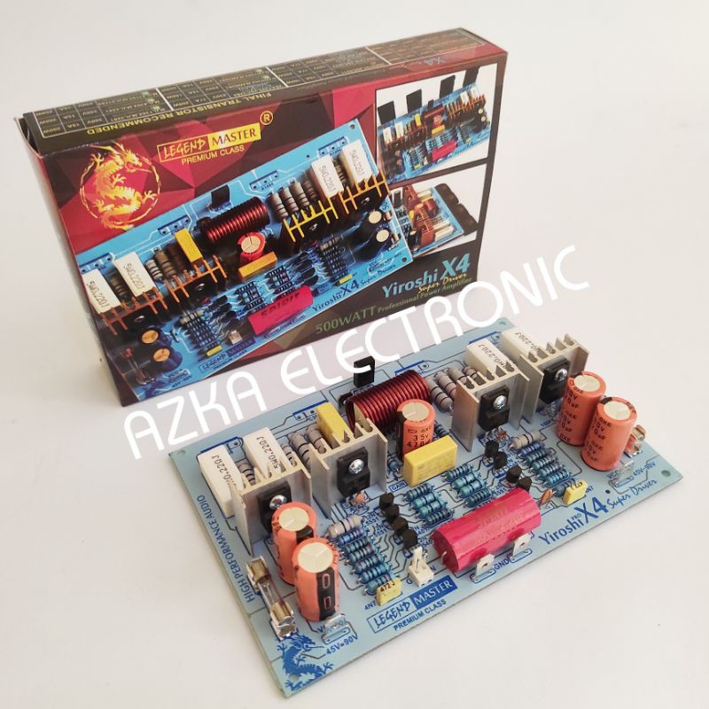 Yiroshi X4 Power Amplifier Driver Kit 500 Watt | BeeCost