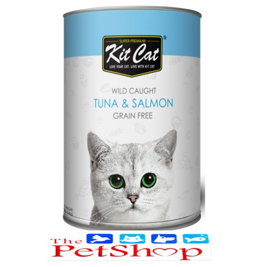 Kit Cat Canned Tuna w/ Wild Salmon 400g Shopee Philippines