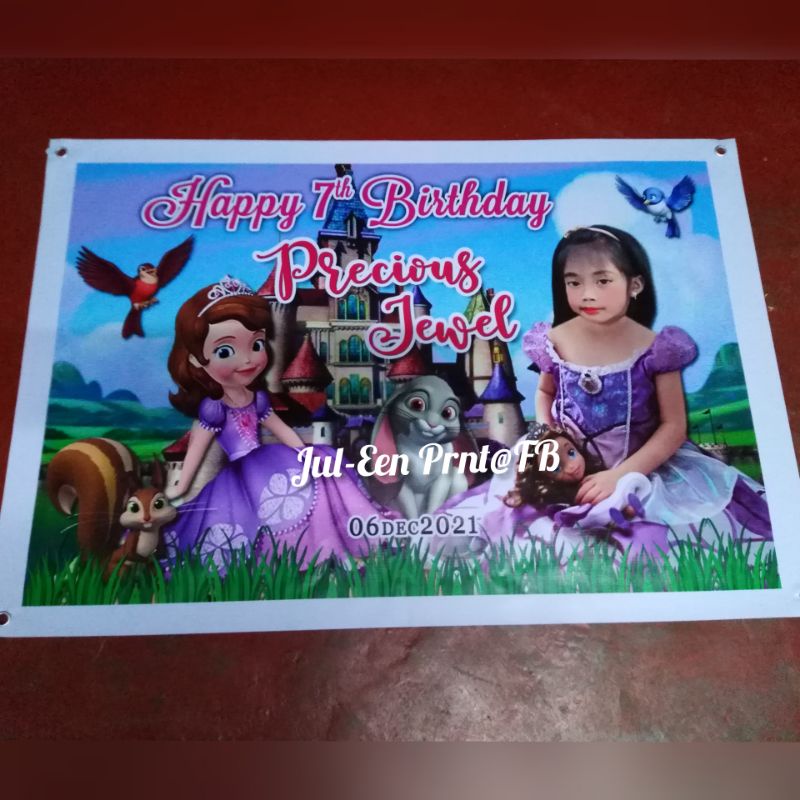 jul-een-sofia-the-first-tarpaulin-2x3-feet-shopee-philippines