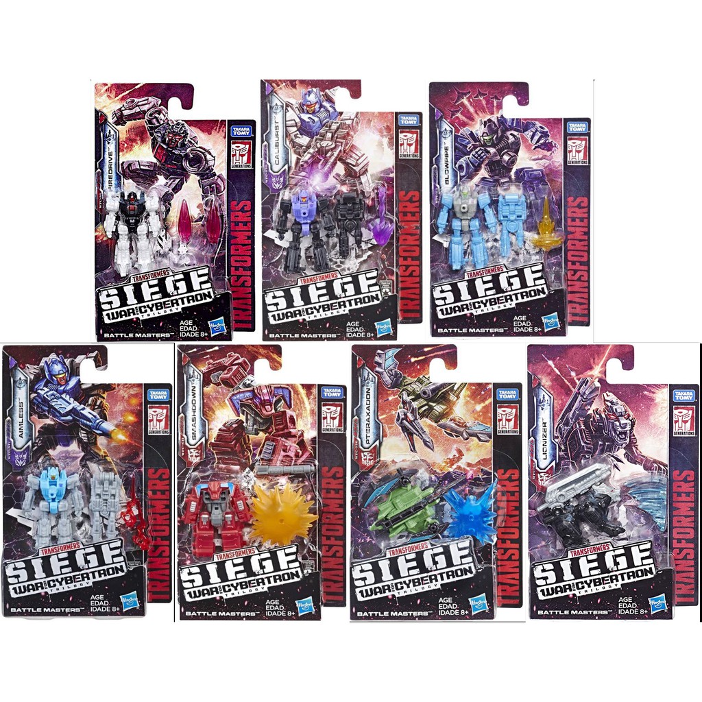 transformers siege battle masters