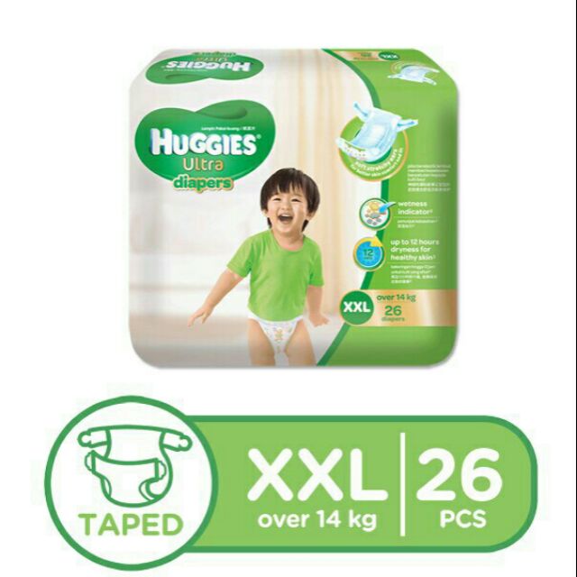 Huggies ultra diapers xxl large (26psc) Shopee Philippines