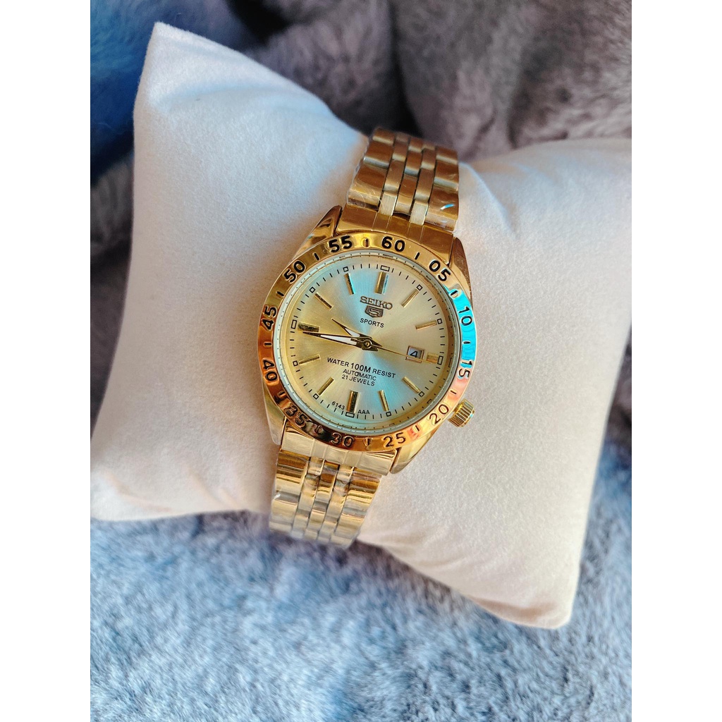 Spot s hair Elegant Small Seiko 5 Watch for Ladies with Date Display |  Shopee Philippines