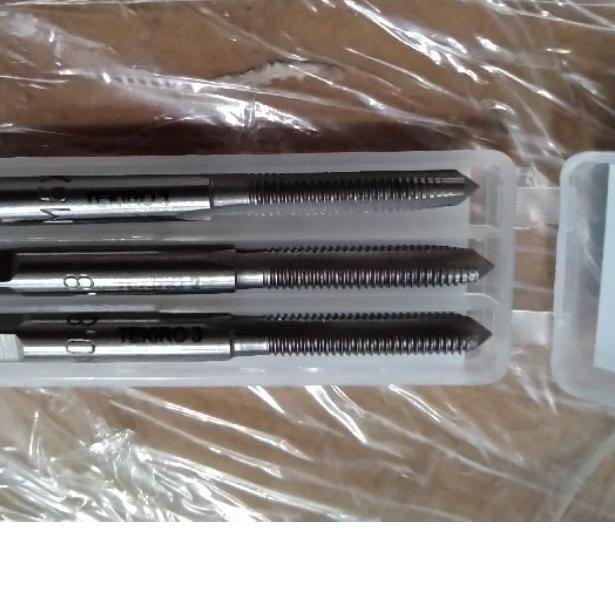 Tekiro hand taps set 3pcs M3 / M4 / M5 / M6 / M8 / M10 / M12 ORIGINAL (Price PER Size) hand tap
