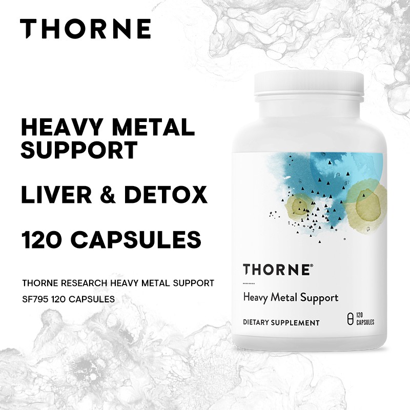 Thorne Research Heavy Metal Support 120 Capsules (BBE 09/2022