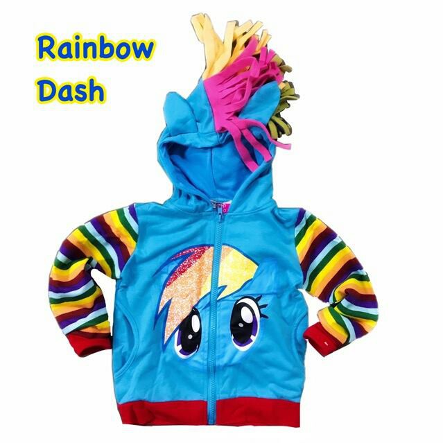 my little pony zip up hoodie