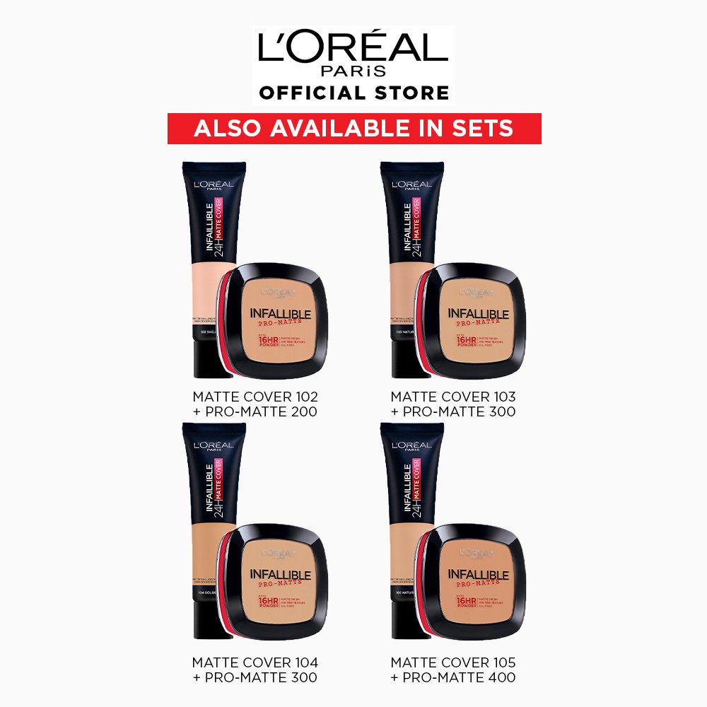 LOreal Paris Infallible Pro-Matte Pressed Powder Foundation