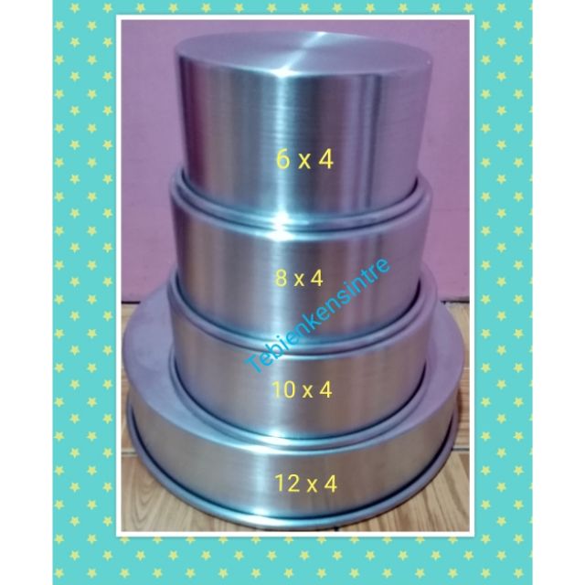 Round Cake Pan 4 Inches Height 4 5 6 7 8 9 10 12