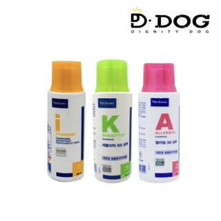 【 VIRBAC 】 Shampoo for Pet (Dog & Cat ) Keratin Dandruff Allergy Improvement Tickling Medicated 200ml