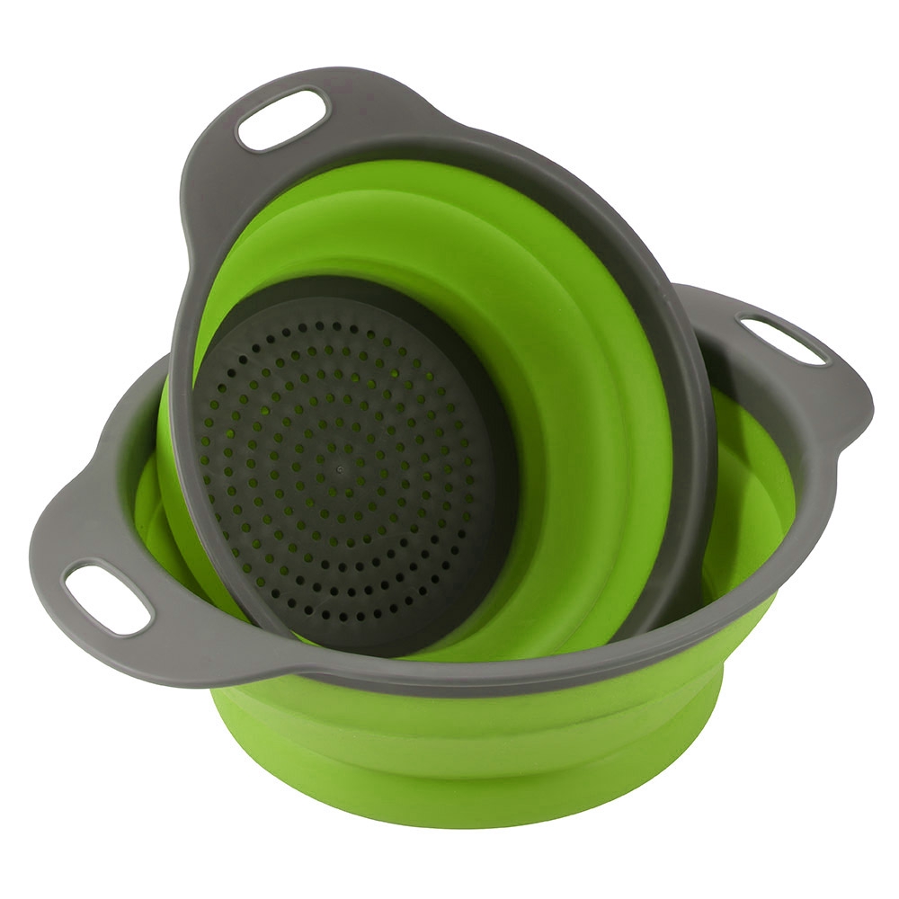 collapsible strainer basket