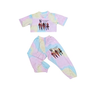 BTKart [New Trend] Arkie Subli Tie Dye Terno Jogger Pants Street Baby Girls Fashion Outfit OOTD| Gir #8