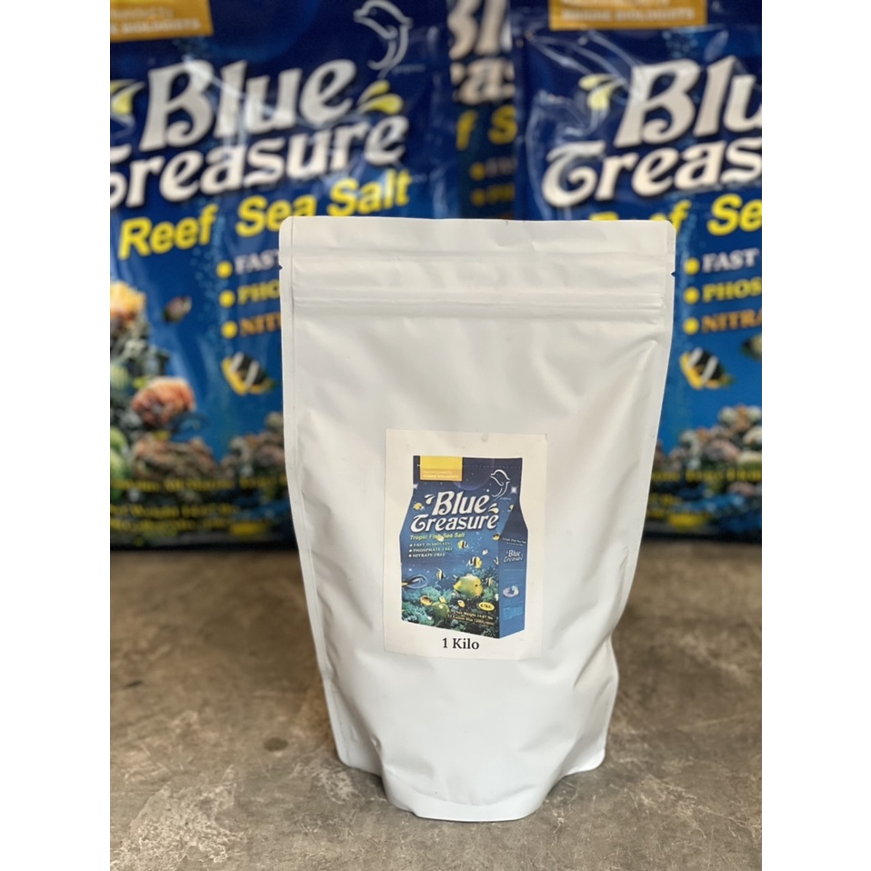 Blue Treasure Reef Salt Mix for Marine Saltwater Aquarium 1 Kilo