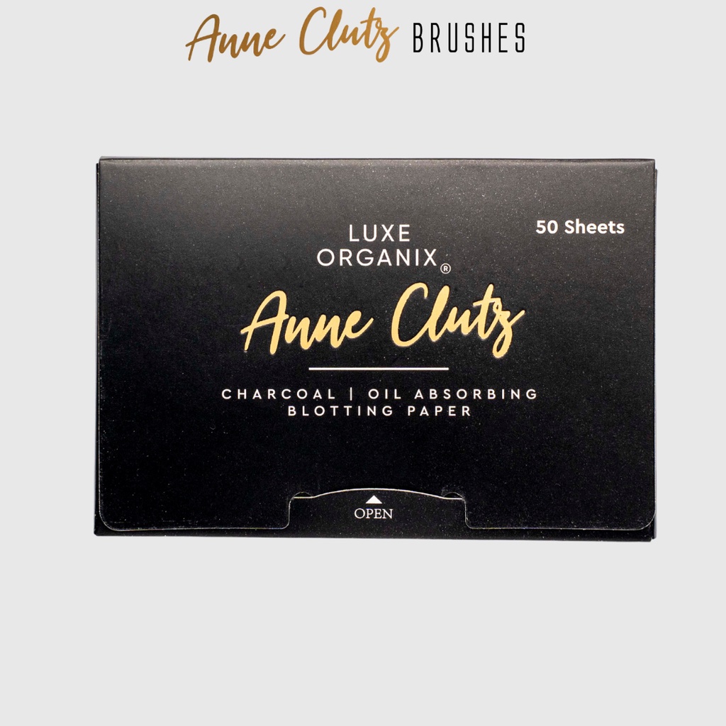 Anne Clutz x Luxe Organix Charcoal Blotting Paper Refill oil control