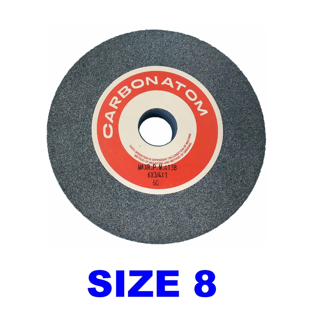 BENCH GRINDER GRINDING WHEEL 8" CARBONATOM CARBURANDUM Shopee Philippines