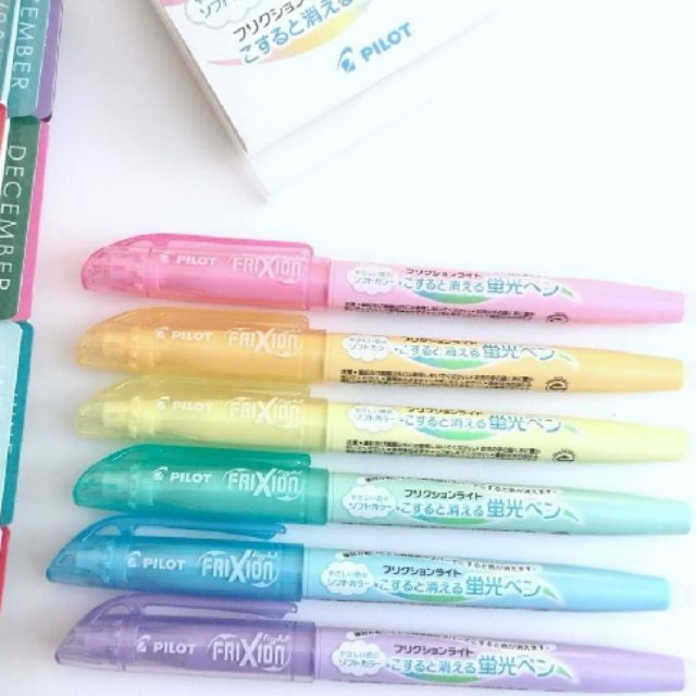 frixion light pastel erasable highlighters