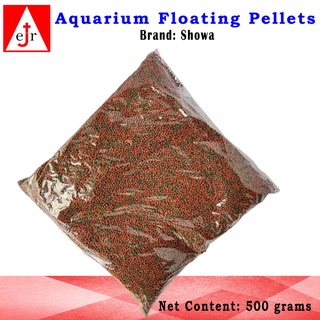eJr Store - Floating Pellets for Aquarium and Pond Fish repacked in Plastic Transparent Sachets 500g