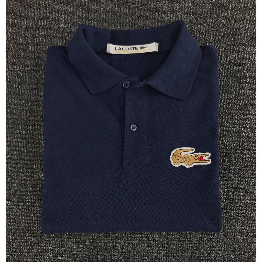 lacoste navy blue polo