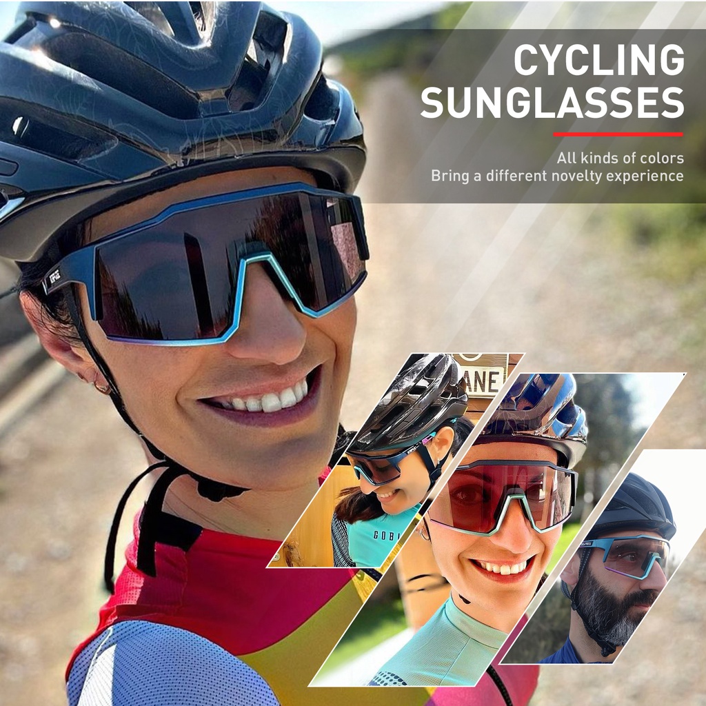 Colorful sea Photochromatic Bicycle Glasses UV400 Cycling Sunglasses Racing Bike Riding Protection Goggles Mountain Bicycle Eyewear 
