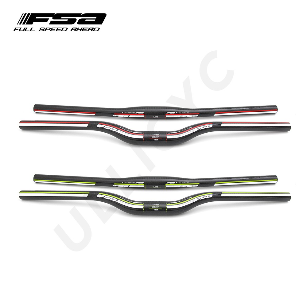 flat carbon handlebars