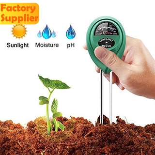 New 3 In 1 Ph Tester Soil Water Moisture Light Test Meter For Garden Plant Shopee Philippines
