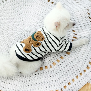 Puppy Bichon Puppy#Summer New Product Teddy Pomeranian Small Dog Cat Spring Style#Clothes Pets Summer Autumn Winter Ready Stock