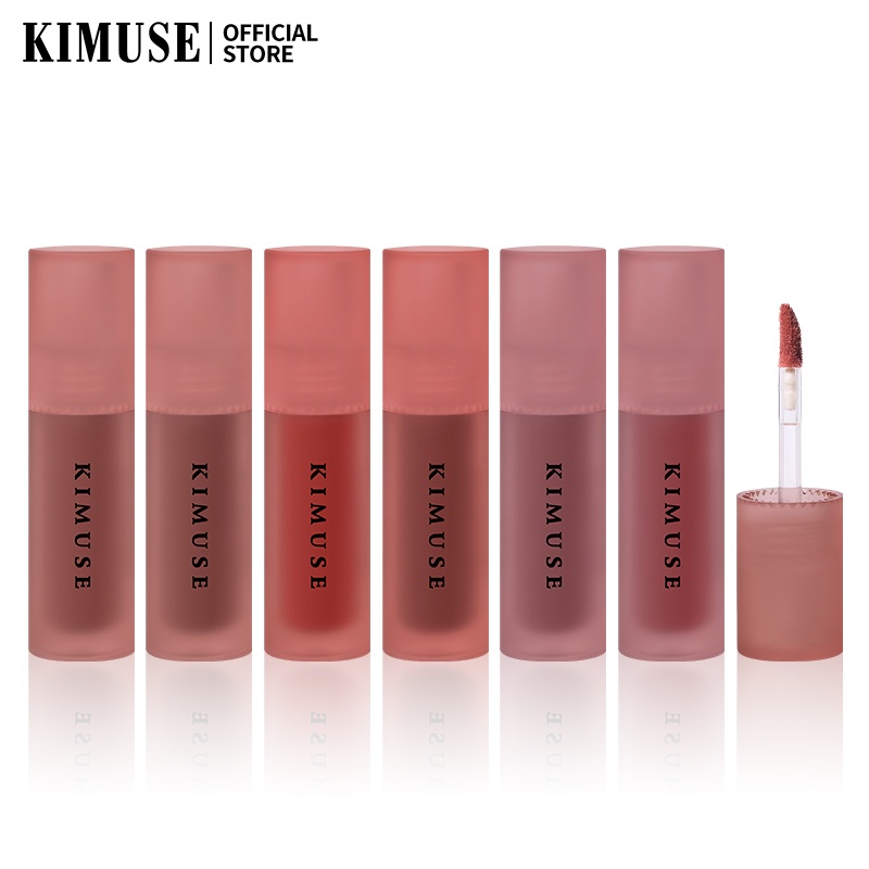 KIMUSE Water Gel Lip Tint 6 Colors Set Highly Pigmented Long Lasting ...