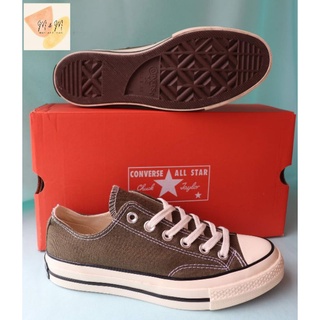 *NO BOX, ARMY GREEN CONVERSE LOW CUT SHOES Chuck Taylor 1970's Classics ...