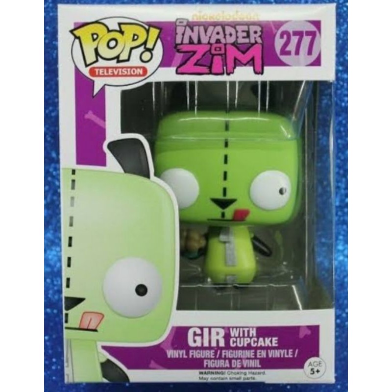 Invader Zim Gir Cupcake