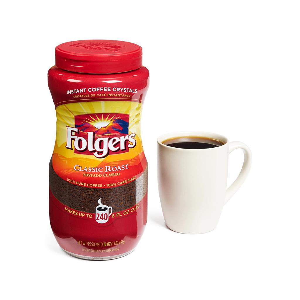 FOLGERS Instant Roasted Coffee 16oz Shopee Philippines